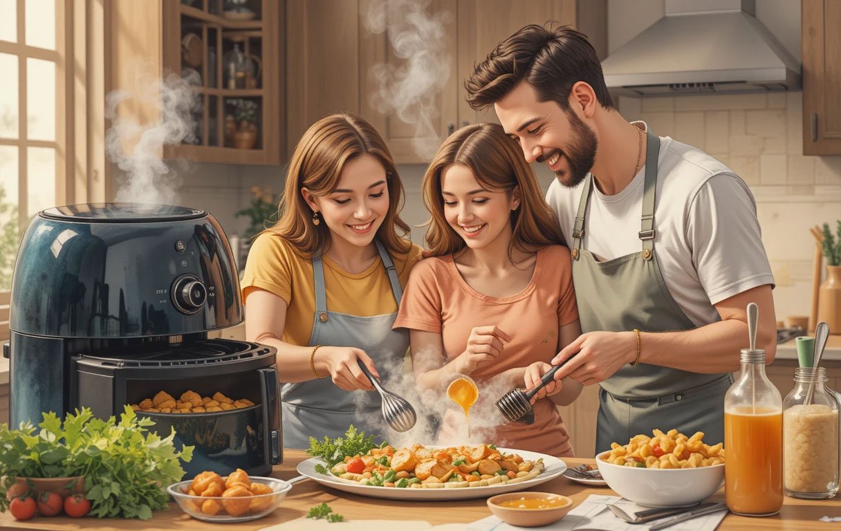 Family cooking