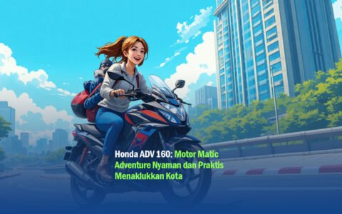 Honda adv 160, motor matic adventure nyaman dan praktis menaklukkan kota