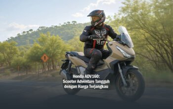 Honda adv160, scooter adventure tangguh dengan harga terjangkau