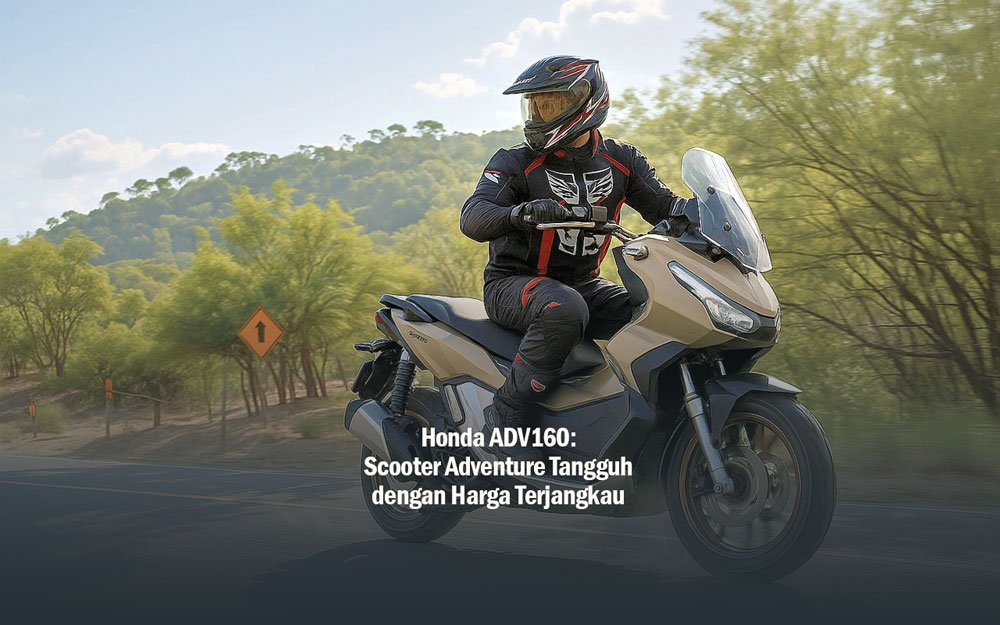 Honda adv160, scooter adventure tangguh dengan harga terjangkau