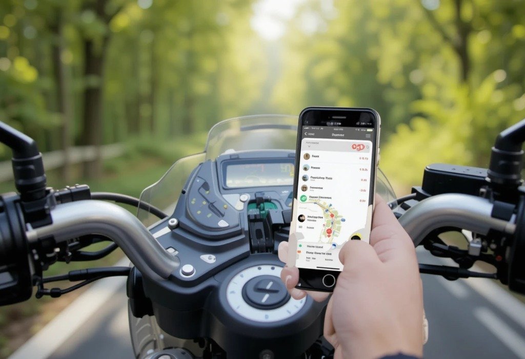 Smart ride, fitur connectivity pada motor matic