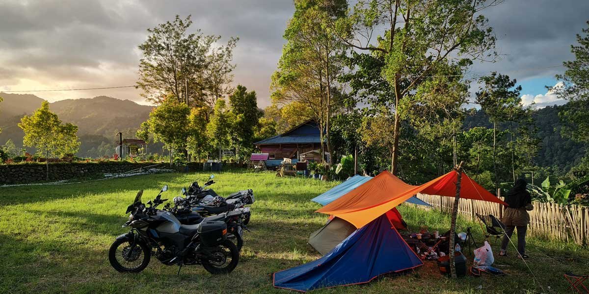  camping/ berkemah di curug orok 2