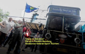 Jajap on bandros persib & pemkot bandung kolaborasi gebrak sport tourism