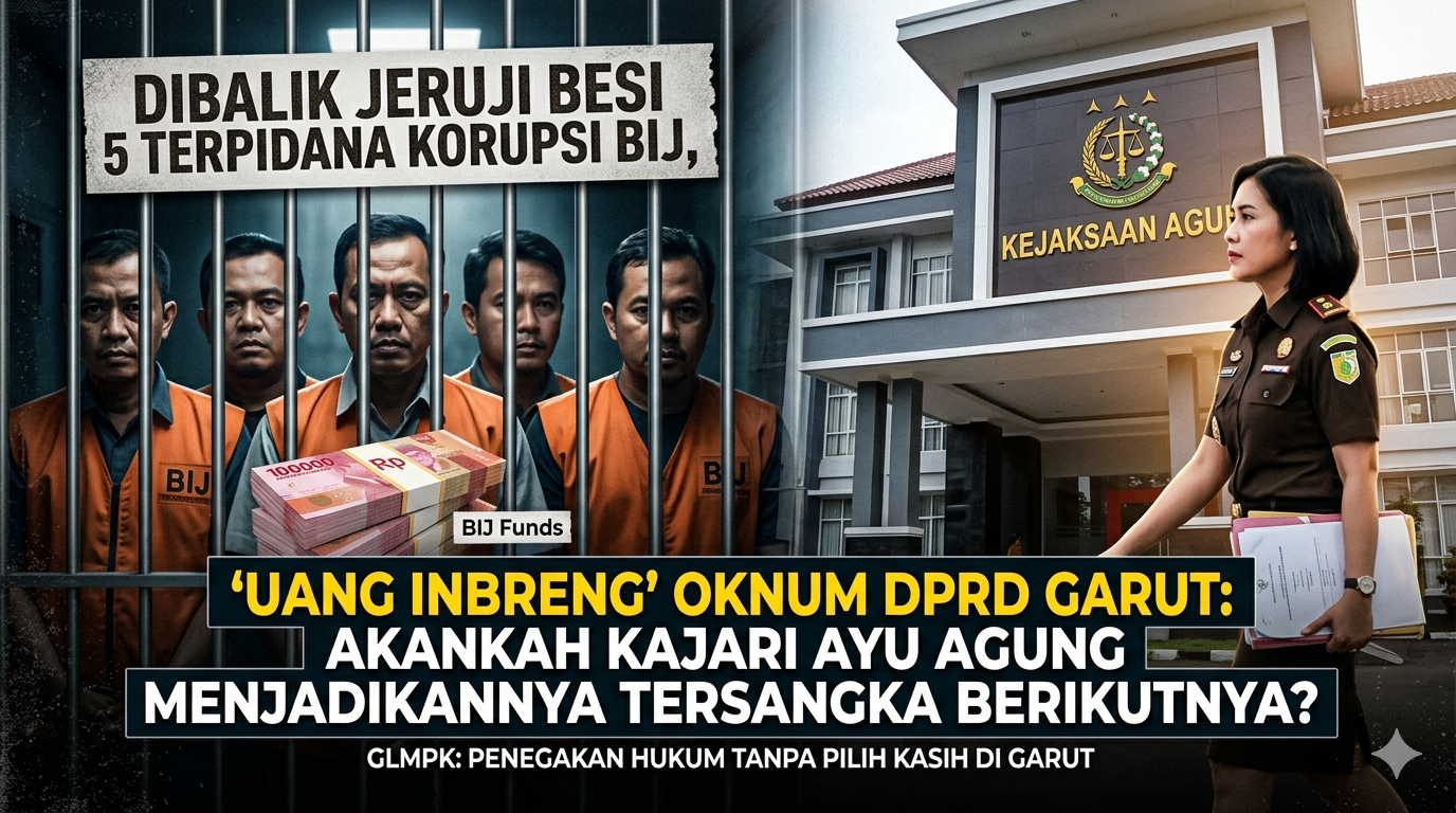 Dibalik Jeruji Besi 5 Terpidana Korupsi BIJ, 'Uang Inbreng' Oknum DPRD Garut Akankah Kajari Ayu Agung Menjadikannya Tersangka Berikutnya