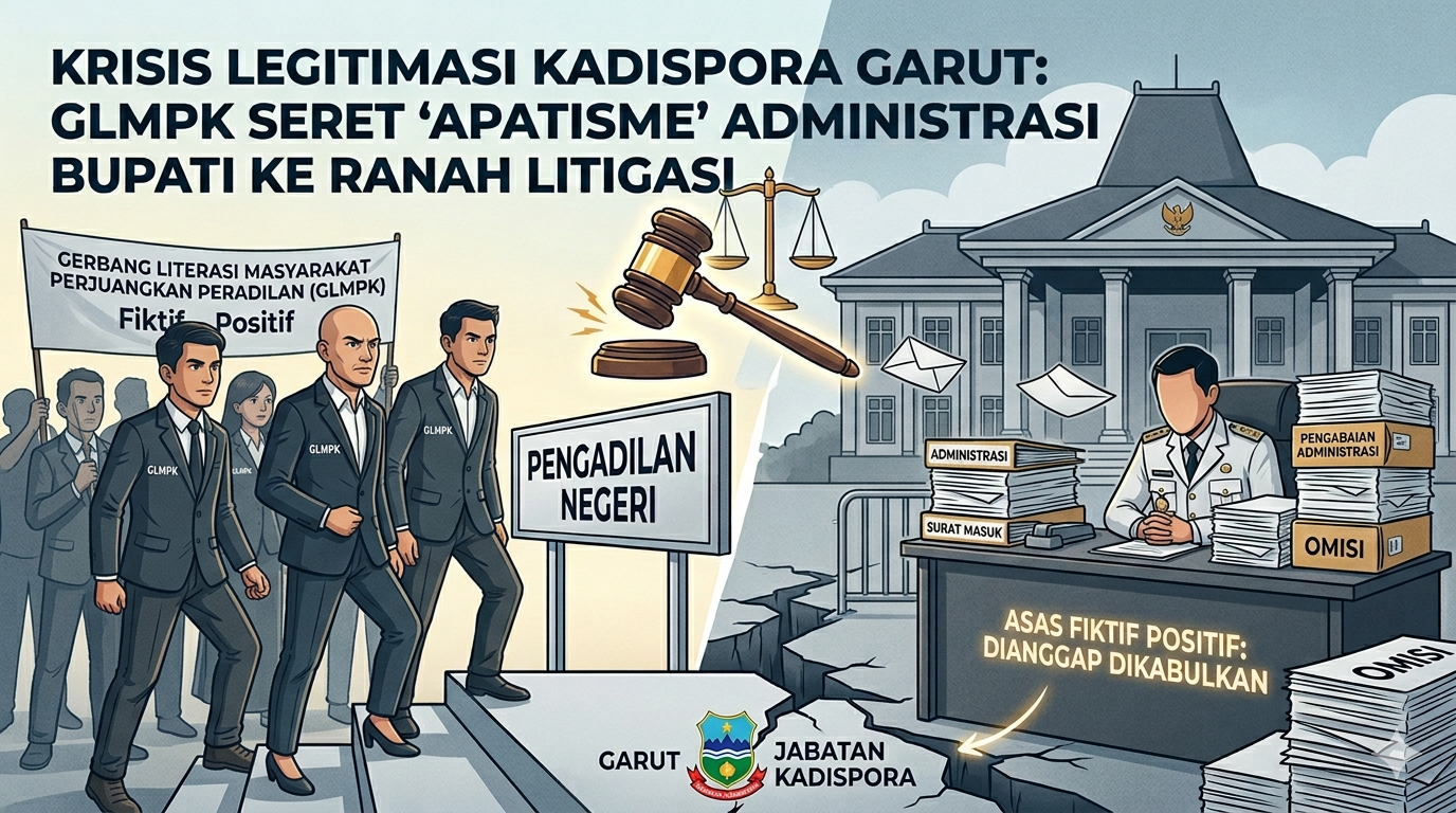 Krisis Legitimasi Kadispora Garut GLMPK Seret 'Apatisme' Administrasi Bupati ke Pengadilan